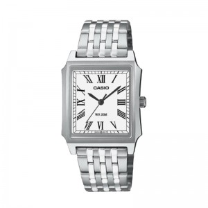 Casio MTP-B190D-7BVDF Silver White Steel
